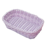 paniers tressés rose vert violet modernes décoration maison respectueux environnement stockage