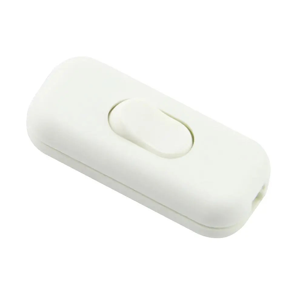 interrupteur bascule noir blanc moderne basse tension 250v 6a plastique lisse opaquet