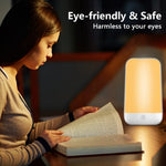 lampe table veilleuse led rechargeable rose clair moderne ambiance tactile bluetooth