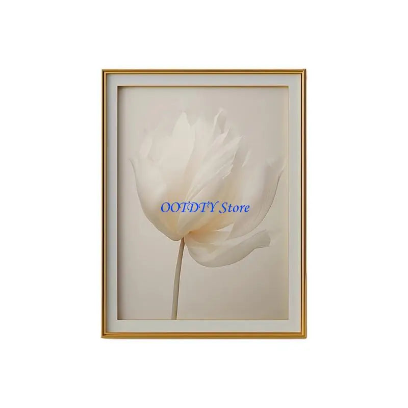 affiche murale moderne minimaliste fleurs papier opaque sans cadre 15cmx10cm 18cmx13cm 20cmx15cm 25cmx20cm 30cmx20cm