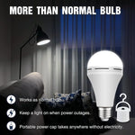 ampoules led rechargeables urgence blanc ecrou e27 batterie abs certifications rohs fcc longue durée