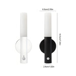 lampe murale led motion sensor blanc noir minimaliste charge usb tactile