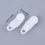 clips fermeture blancs modernes accessoire rideau durable polyester 50 pièces facile utilisation