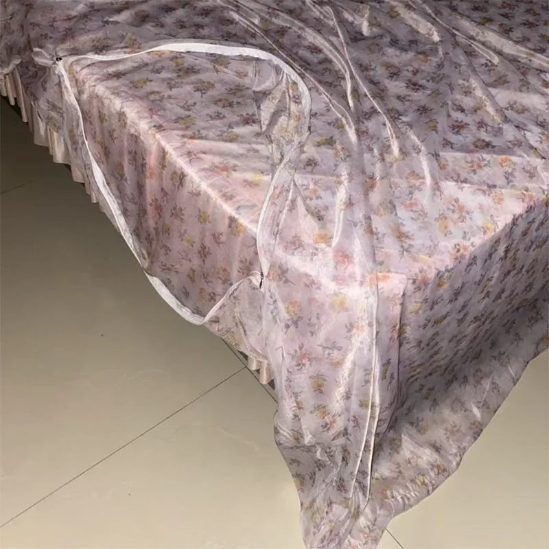drap lit fleuri moderne rose blanc vert bleu orange soyeux toucher doux imprimé grande
