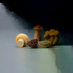 décoration intérieure extérieure miniature champignons divers couleurs réalistes figurines ornement jardin