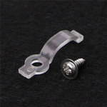 clips fixation led transparent vis moderne bande lumineuse étanche 100pièces