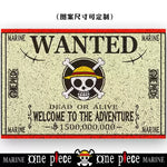 tapis d'entrée one piece noir blanc rouge personnages bienvenue chez toi logo/svg anime moderne