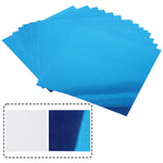 miroirs autoadhésifs modernes bleu clair 15cm 15cm pièces décoration mur adhésiveOpaqueUniTexture
