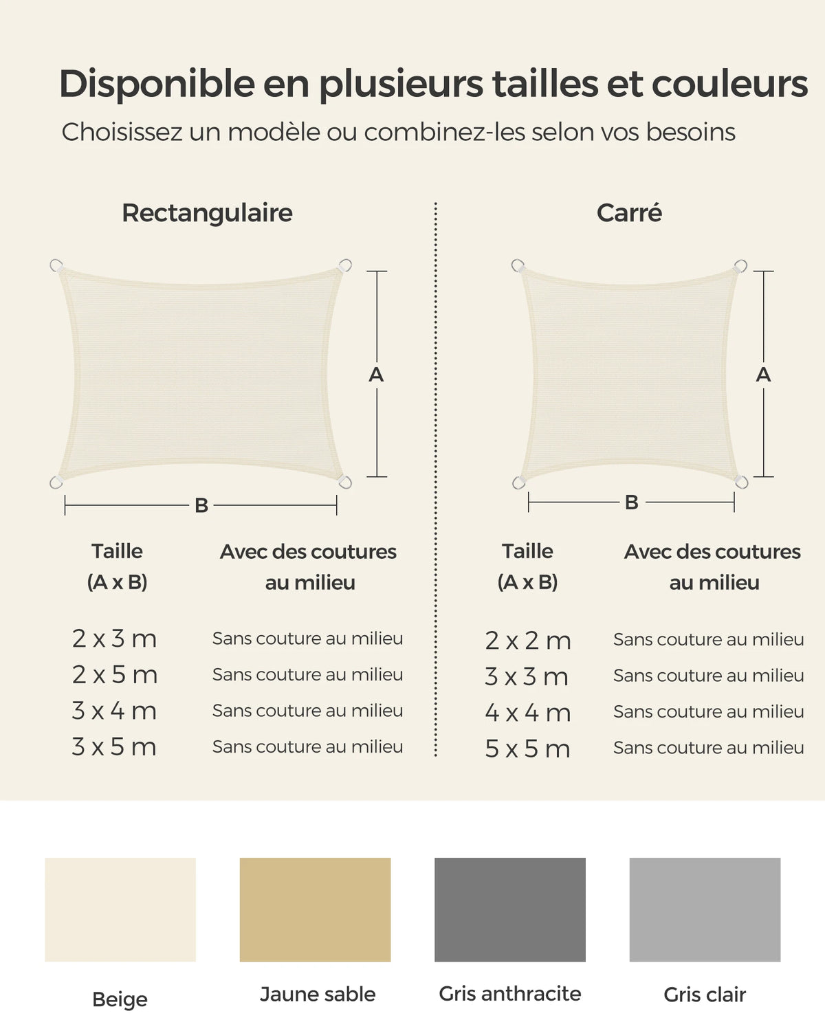 Installation de voile d'ombrage sur balcon avec vue dégagée