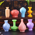 vases résine couleur verte bleue rose orange violet beiges modernes ornement cuisine bricolage accessoires