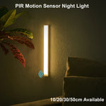 lampe led détecteur mouvement rechargeable 5v warm white cool white 10cm 30cm moderne abs
