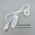 ampoules led blanc modernes diodes usb alimentation commutateur on off