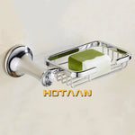 accessoires salle bain chrome moderne porte serviettes porte savon porte papier toilette fixations murales