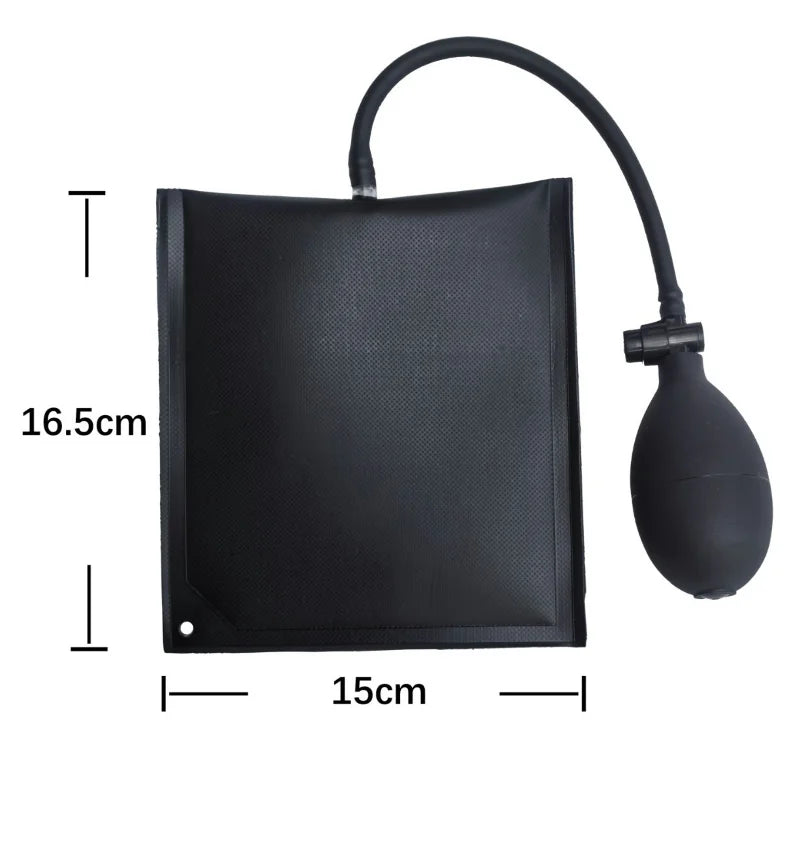 Coussin d'air gonflable noir pour positionnement de portes