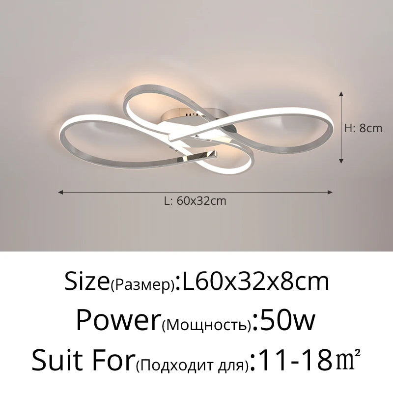 plafonnier led moderne blanc noir circulaire contemporain télécommande suspension intérieure decoration