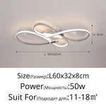 plafonnier led moderne blanc noir circulaire contemporain télécommande suspension intérieure decoration