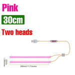lampe led plante 30 50cm blanc rose bleu moderne clips adaptable usb