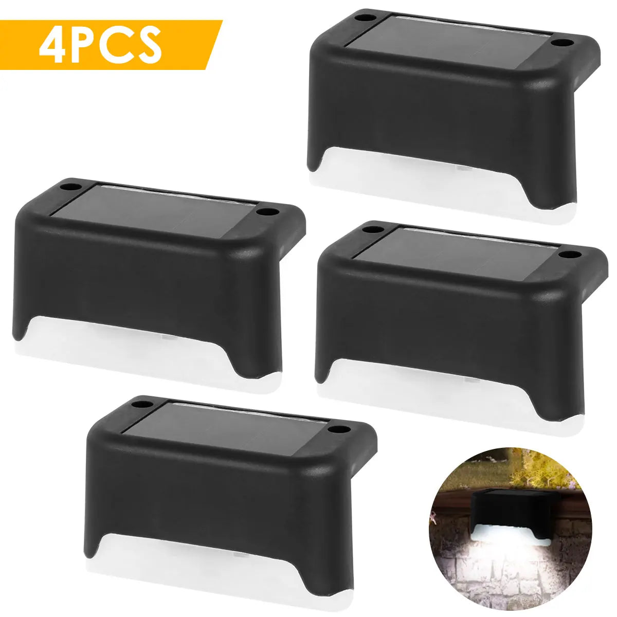 lampe solaire moderne noire ip65 led autochargeante clips extérieure autonomie hydrofuge