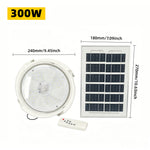 lampe solaire led blanc carreaux noirs moderne haute puissance autonome éclairage intérieurextérieur