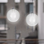abat jour globe verre transparent moderne 10cm 10cm opacité mat facile suspension