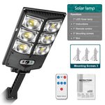 lumière solaire led extérieure ip68 détecteur mouvement 18 lumières moderne noir abs