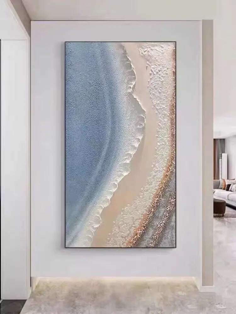 Détail de la texture de la peinture à l'huile abstraite blanche