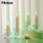 bougeoir transparent classique adhésif décoration maison mariage ornements transparent raisonné