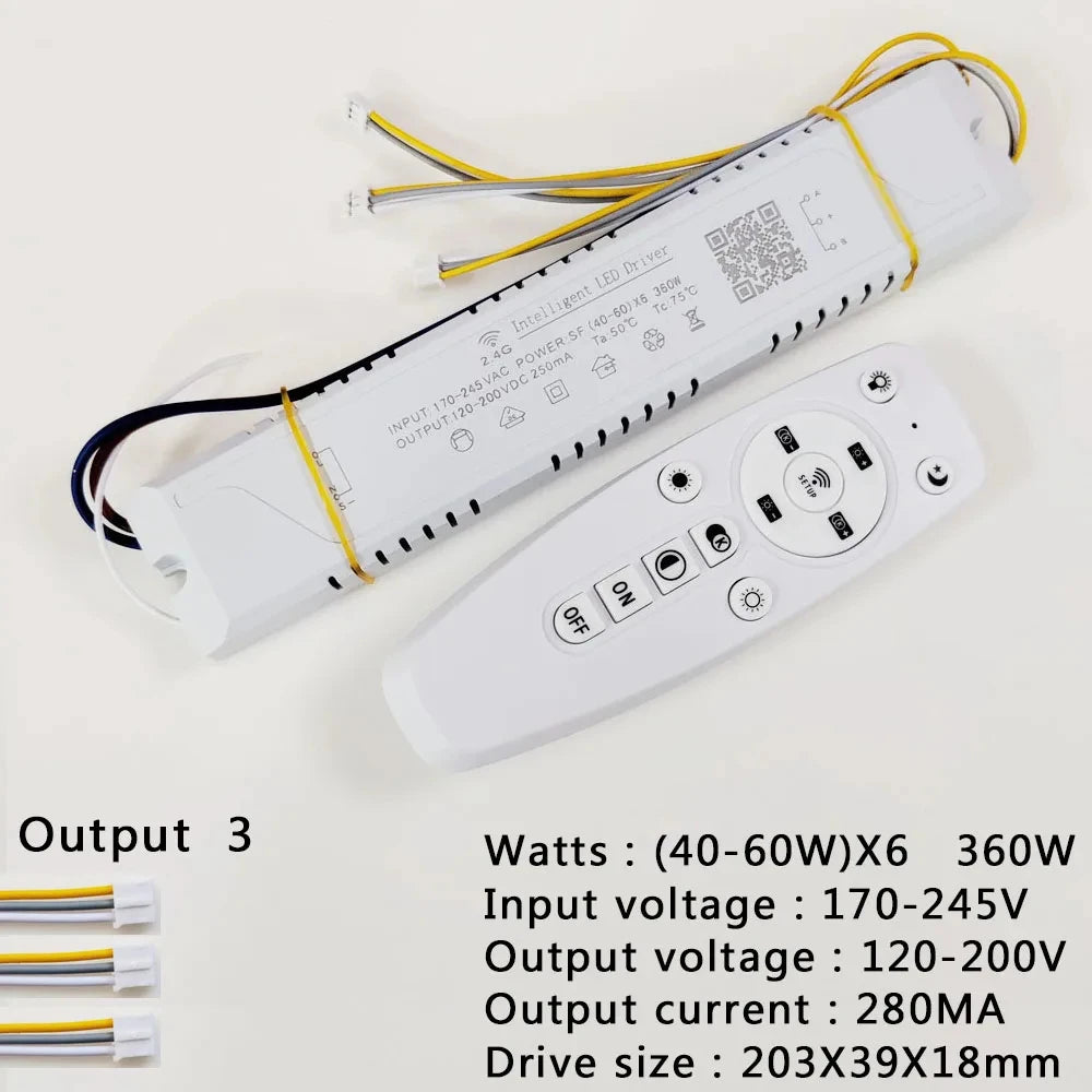 contrôleur led intelligent télécommande câbles signalisation entrée led 1050v moderne blanc