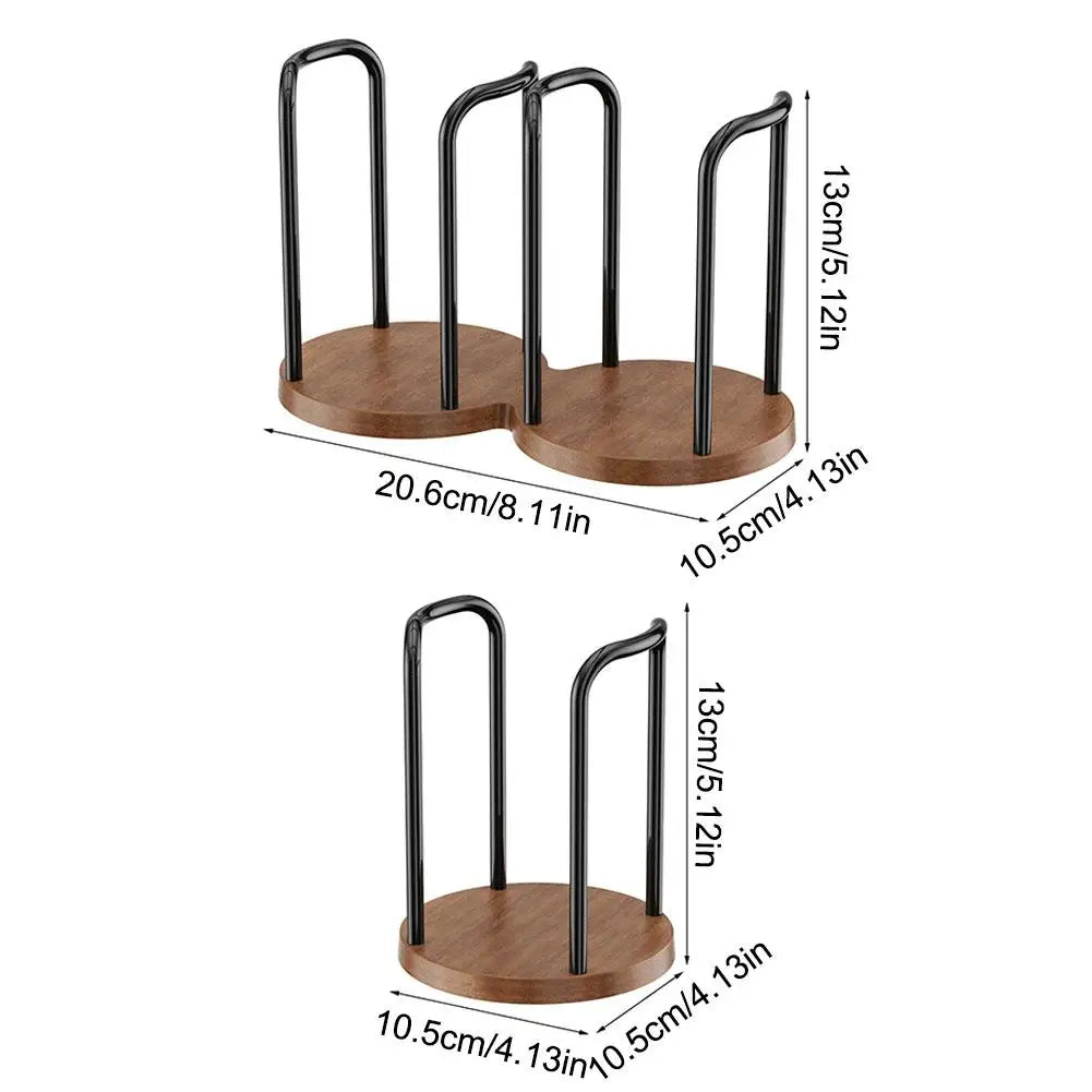 support tasses jetables marron clair blanc moderne empilable utilisation multiple bois imprimé coffee poignées