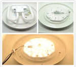 plaque led moderne blanc connecteur câbles 12w 18w 24w 36w