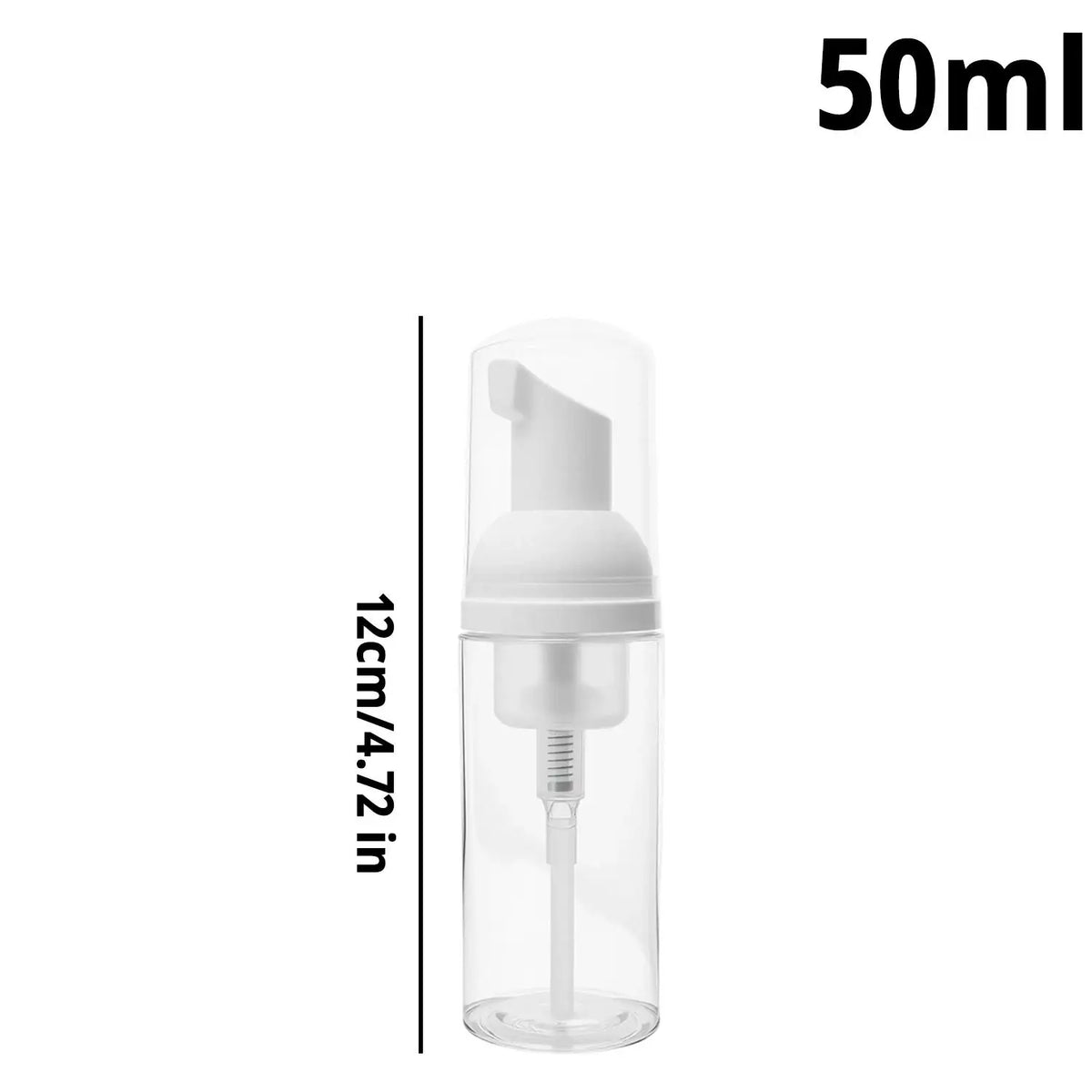 flacons mousse main transparents modernes 150ml 50ml 30ml pompe rechargeable