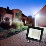 projecteur led noir moderne ip66 50w 100w flux lumineux câble électriqueextérieur Blanc BlancChaud