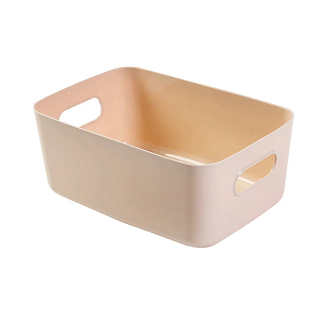 boîte rangement moderne poignées blanc beige bleu marine imperméable plastique