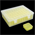 boîte rangement transparente 15 compartiments pratique réutilisable modulaire bijoux articles divers plastique respectueux environnement