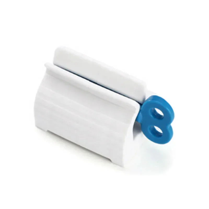 support mural blanc rouge bleu vert tube dentifrice moderne pratique salle bain organisateur anti