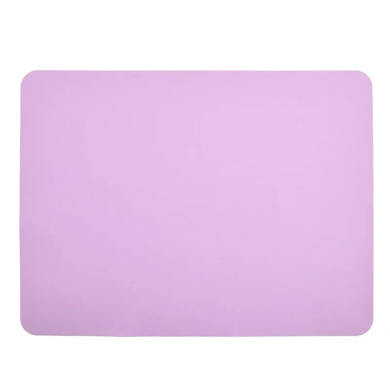 tapis table silicone antidérapant jaune bleu gris moderne 40x30cm quotidien lavable durable