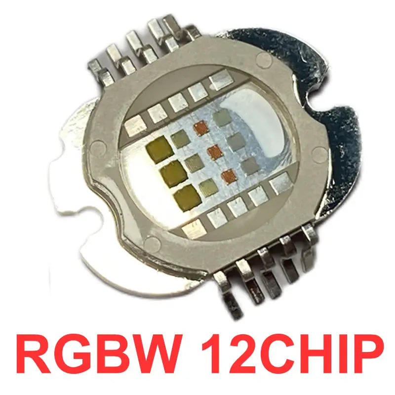 lampe led rgbw 30w argentée bleu clair grille points circulaire fixe