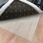 tapis antidérapant anti slip sol antidérapant tissage minimaliste motif floral salon chambre
