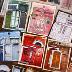 autocollants adhésifs décoratifs classiques vintage poignées verrières ornements floraux porte miniaturescrição