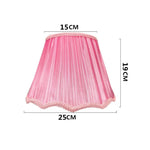 abat jour tissu floral broderie franges beige luxe décoration lampe table murale moderne