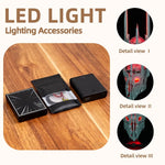 casque robot gris led noir détail sculpté cyberpunk base plate
