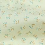 tissu coton imprimé fleurs carreaux blanc rose vert bleu jaune vintage 235cm popeline sergé