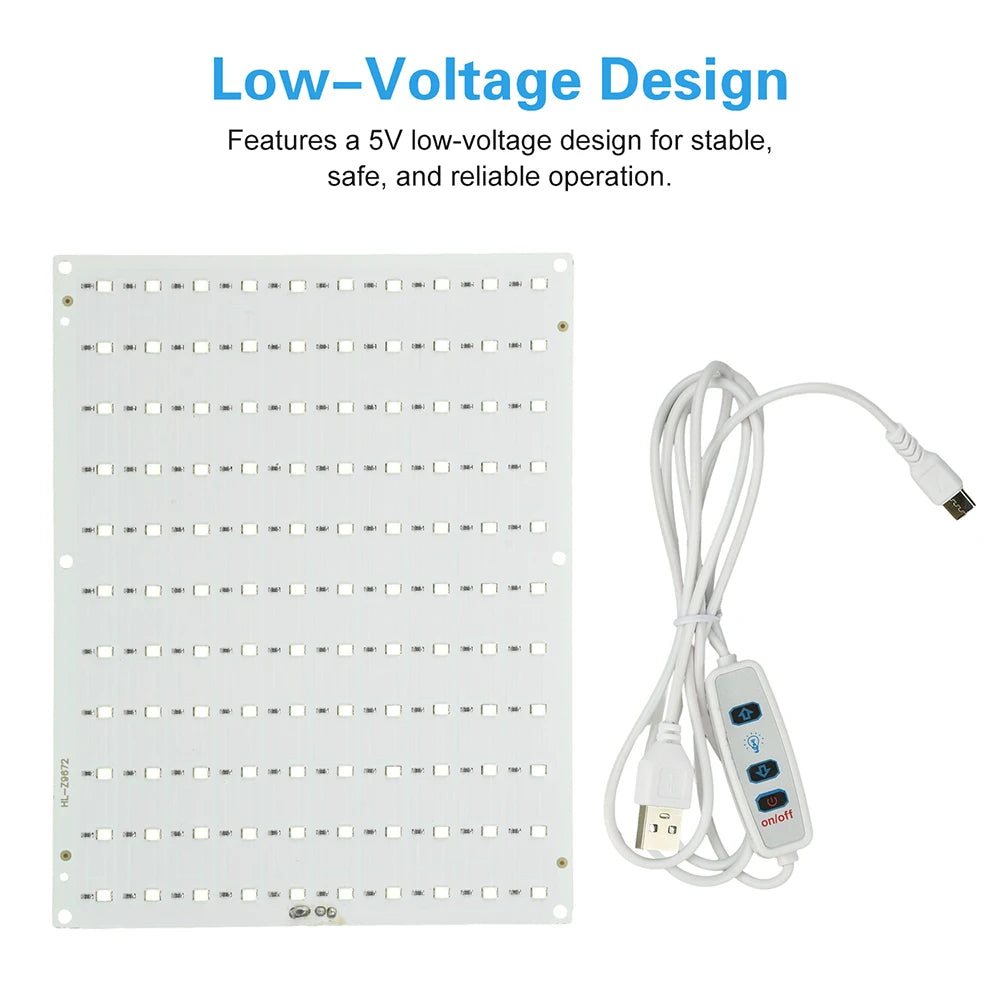 panneau led blanc mat moderne 5.5w 6500k usb réglable sans visibilité fixe