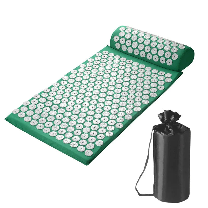 tapis massage acupression violet points blancs soulagement douleur relaxation stress moderne fitness yoga