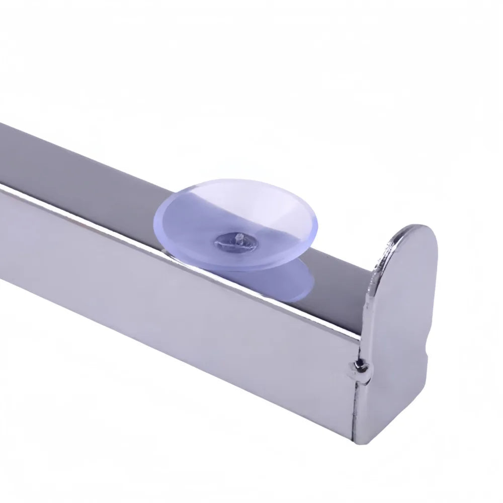 supports muraux argentés armoire double niveau commercial cintres modernes 20cm 25cm