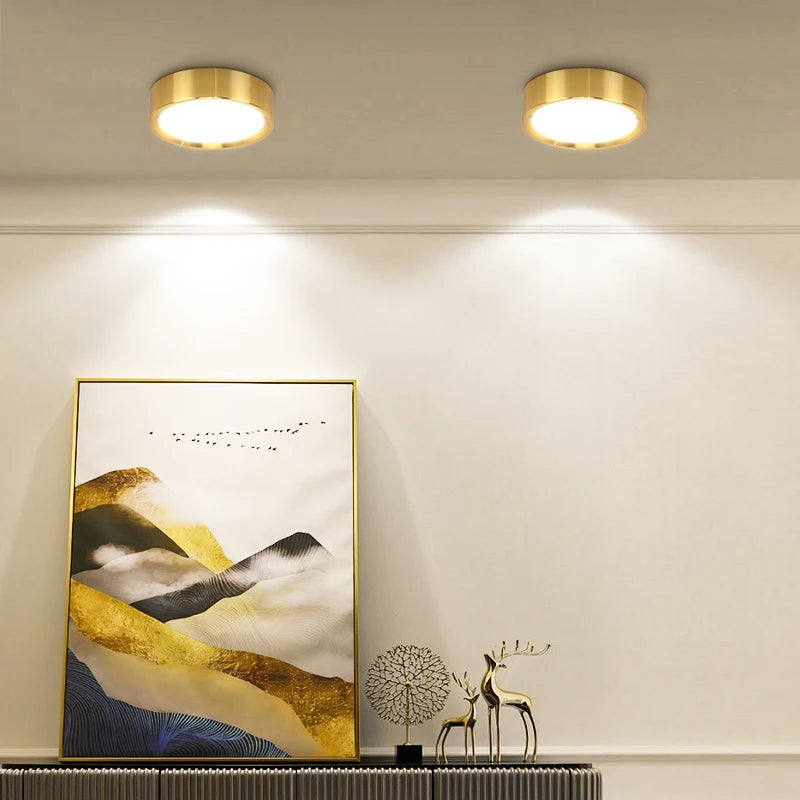 spot led moderne tricolore blanc or éclairage intérieur cuisine salon salon salon
