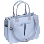 sac main femme violet uni moderne poches multiples bandoulière ajustable toile nylon