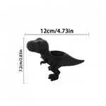 support plante forme dinosaure noir mat contemporain adhésif succulenteintérieur extérieur