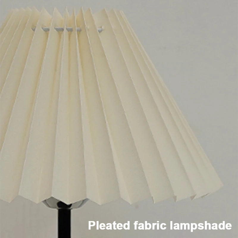 lampe semi circulaire plissée moderne blanc noir ambiance douce(toucher interrupteur)