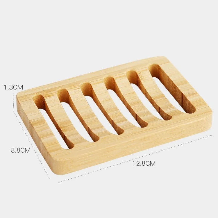 porte savon bambou naturel self draining horizontal minimaliste douche salle bain kitchen